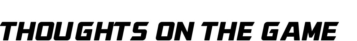 coaches corner thoughts on the game