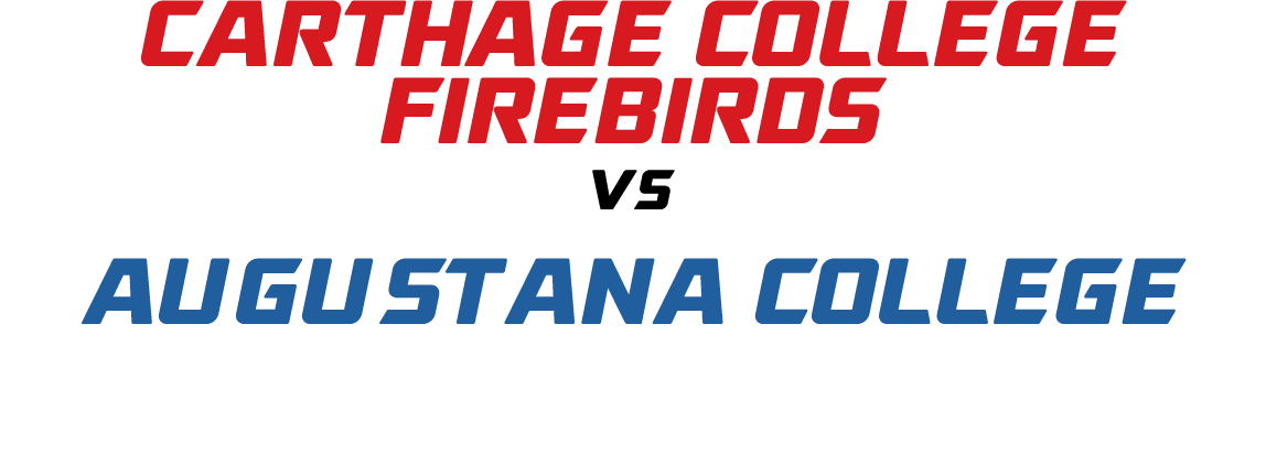 Carthage college firebirds vs Augustana College 