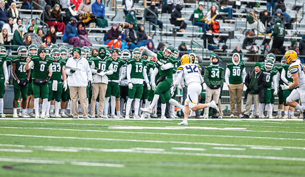 Illinois Wesleyan had its Senior Day spoiled by Augustana on Saturday, November 13, 2021  The Titans end their season at 3-7 and 3-6 in the CCIW 
