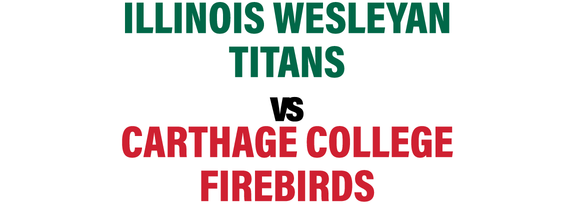 Illinois Wesleyan Titans vs Carthage College Firebirds