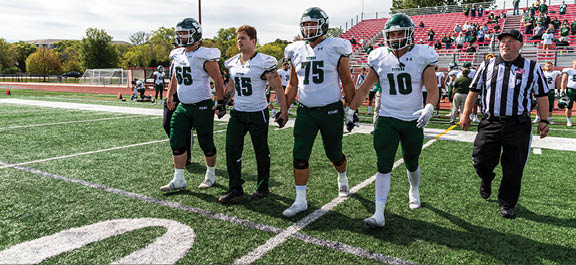Illinois Wesleyan dropped to 0-3 on the year following a 62-35 defeat to Carthage on Saturday, September 25, 2021  (Photo by Jimmy Naprstek Kodiak Creative)