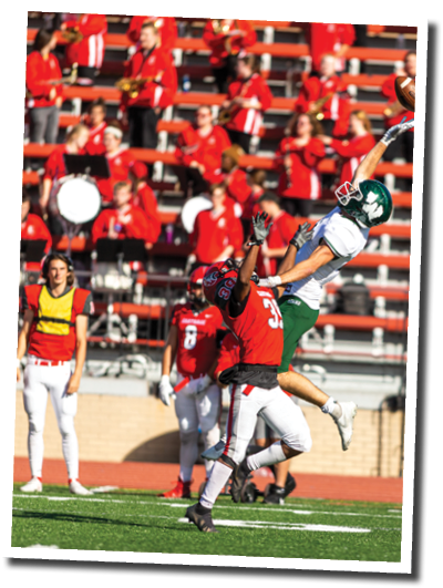 Illinois Wesleyan dropped to 0-3 on the year following a 62-35 defeat to Carthage on Saturday, September 25, 2021  (Photo by Jimmy Naprstek Kodiak Creative)
