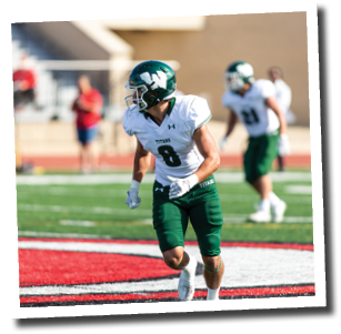 Illinois Wesleyan dropped to 0-3 on the year following a 62-35 defeat to Carthage on Saturday, September 25, 2021  (Photo by Jimmy Naprstek Kodiak Creative)