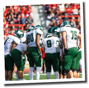 Illinois Wesleyan dropped to 0-3 on the year following a 62-35 defeat to Carthage on Saturday, September 25, 2021  (Photo by Jimmy Naprstek Kodiak Creative)