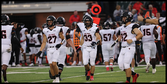Football: Wisconsin Lutheran College Warriors vs  Lake Forest College Foresters