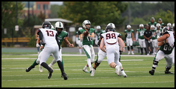 Football: Wisconsin Lutheran College Warriors vs  Lake Forest College Foresters