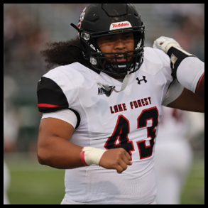 Football: Wisconsin Lutheran College Warriors vs  Lake Forest College Foresters
