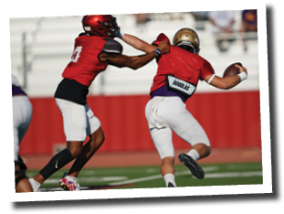 Preseason Scrimmage, Lubbock-Cooper vs  Midland  Photo by: Aaron Baxter