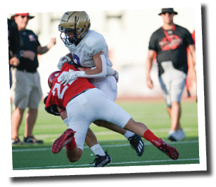 Preseason Scrimmage, Lubbock-Cooper vs  Midland  Photo by: Aaron Baxter