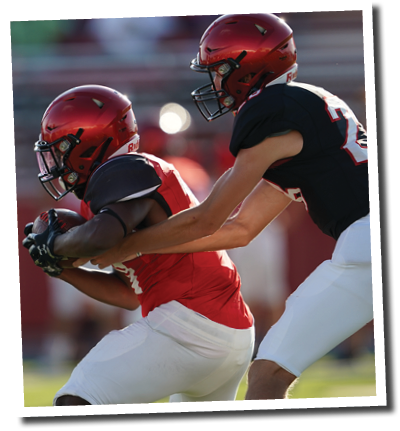 Preseason Scrimmage, Lubbock-Cooper vs  Midland  Photo by: Aaron Baxter