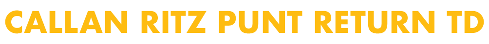 Callan Ritz punt return td 