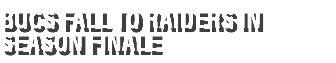 BUCS fall to raiders in season finale