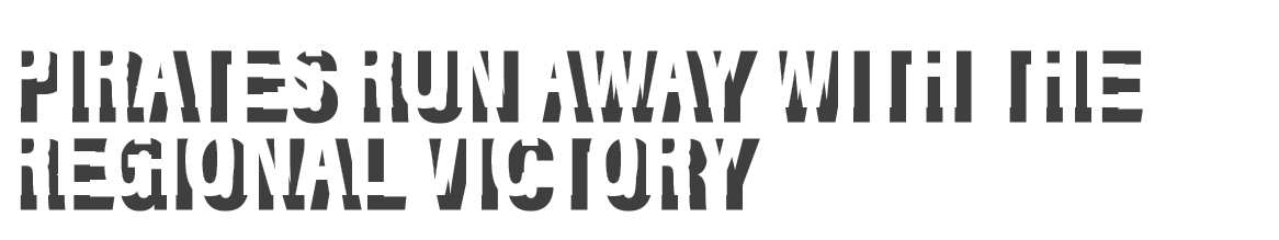 Pirates run away with the regional victory