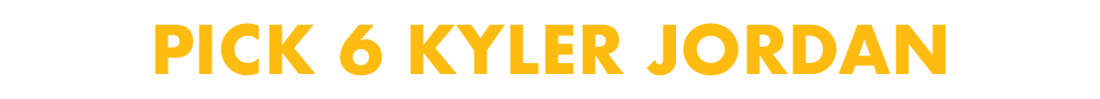 Pick 6 Kyler Jordan 