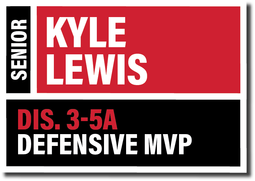  dis  3-5a  Defensive MVP, Kyle  Lewis,senior