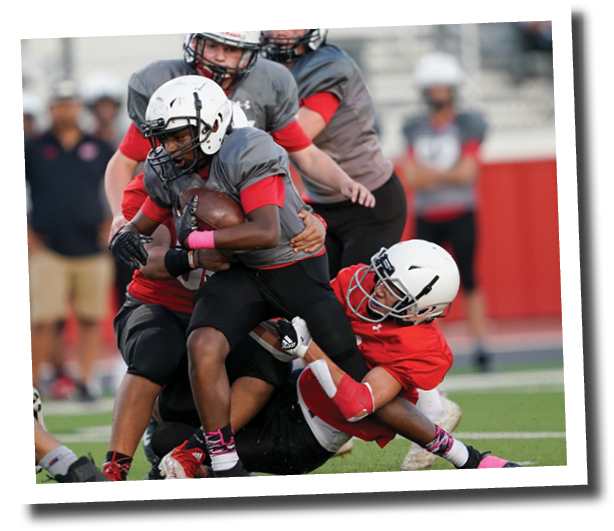  LCMS vs  LBMS, LCP Middle Schools face off  Photo by: Aaron Baxter
