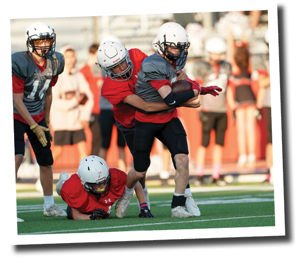  LCMS vs  LBMS, LCP Middle Schools face off  Photo by: Aaron Baxter