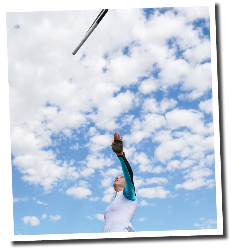 Lubbock-Cooper Pirate Pride Band at the UIL Area A Marching Contest, 2021  Photo by: Aaron Baxter