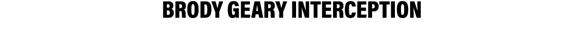 Brody Geary interception