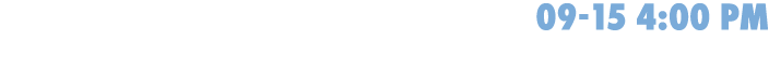 09-15 4:00 pm at PLAINFIELD