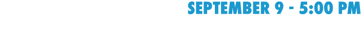 september 9 - 5:00 pm at downers grove north