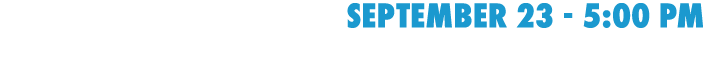 september 23 - 5:00 pm at proviso east