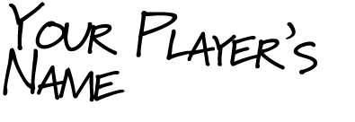 Your Player’s Name