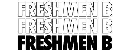 FRESHMEN b FRESHMEN b FRESHMEN b