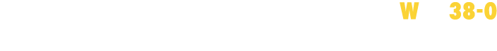 w  38-0 vs sb adams