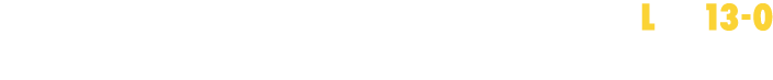 l  13-0 vs penn
