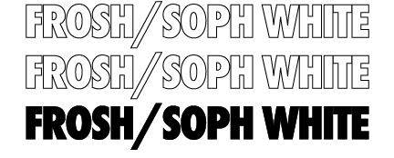 FROSH/SOPH WHITE FROSH/SOPH WHITE FROSH/SOPH WHITE