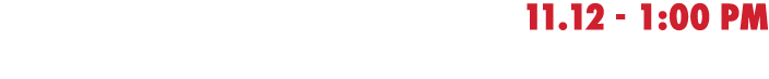 11 12 - 1:00 PM at Chicago