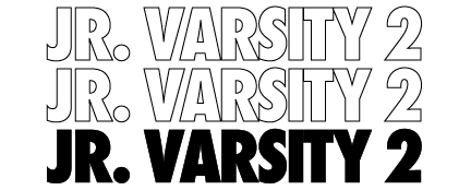 JR. VARSITY 2 JR. VARSITY 2 JR. VARSITY 2