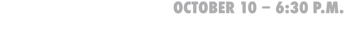 October 10 – 6:30 p.m. vs Sheboygan North 