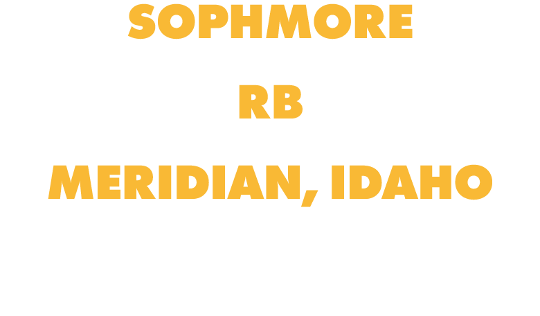 SOPHMORE RB MERIDIAN, IDAHO 