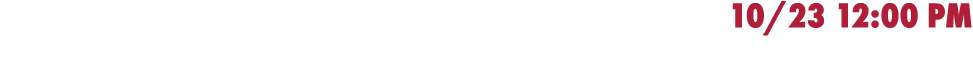10/23 12:00 PM vs TRINITY INTERNATIONAL UNIVERSITY