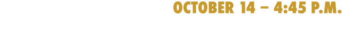 October 14 – 4:45 p.m. at Glenbrook South