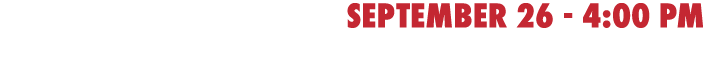 september 26 4:00 pm at bethel park