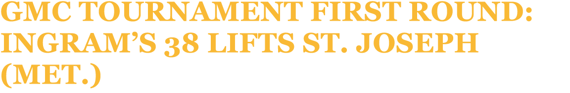 GMC Tournament first round: Ingram’s 38 lifts St. Joseph (Met.)