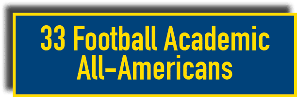 33 Football Academic All-Americans