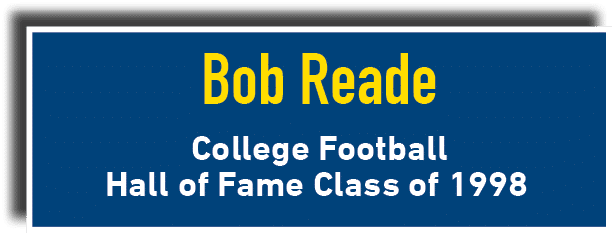 Bob Reade College Football  Hall of Fame Class of 1998