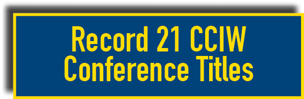 Record 21 CCIW Conference Titles