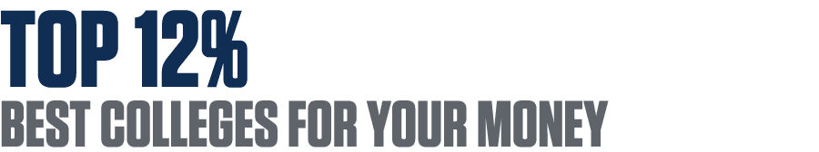 TOP 12% BEST COLLEGES FOR YOUR MONEY