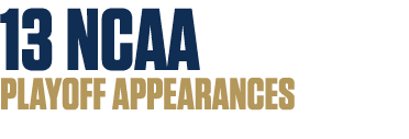 13 NCAA PLAYOFF APPEARANCES