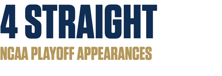 4 STRAIGHT NCAA PLAYOFF APPEARANCES 
