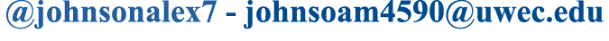 @johnsonalex7 - johnsoam4590@uwec.edu