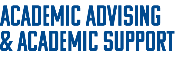 academic advising & academic support 