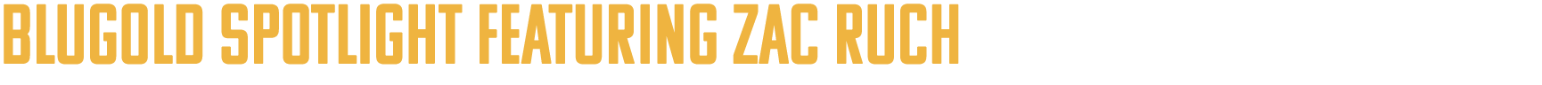blugold spotlight featuring zac ruch
