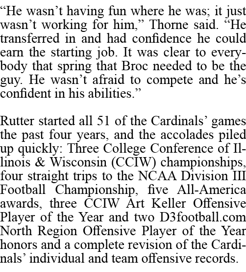 “He wasn’t having fun where he was; it just wasn’t working for him,” Thorne said. “He transferred in and had confiden...