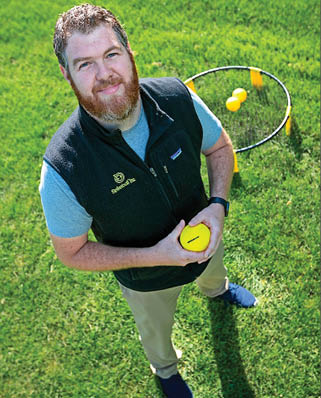 Scott Palmer, COO of Spikeball, for Naperville Magazine